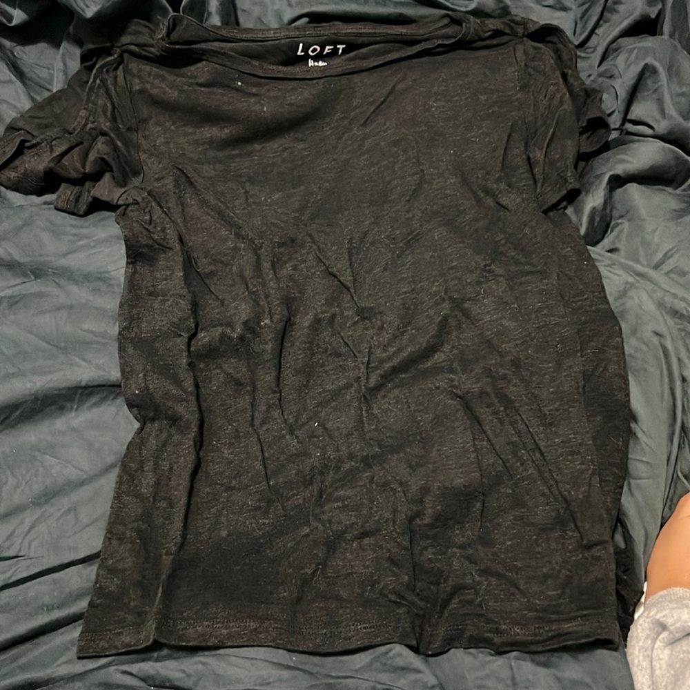 Loft black tshirt